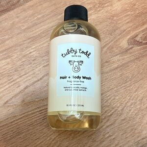 NWT Tubby Todd Hair and Body Wash Fragrance Free 8.5 Oz